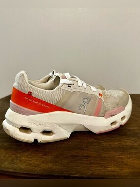 On Running Cloudpulse Women's Running Shoes Cream Salmon Size 7